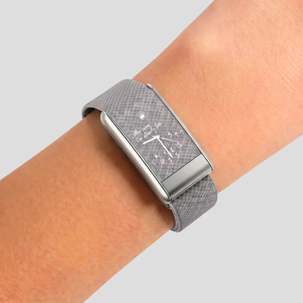 Who Cares I'm Already Late grey