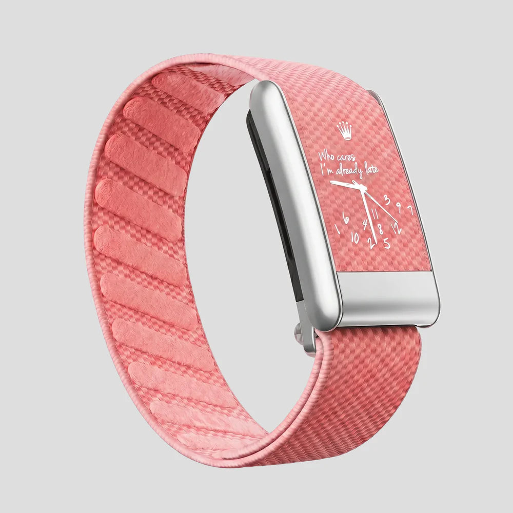 Who Cares I'm Already Late Pink